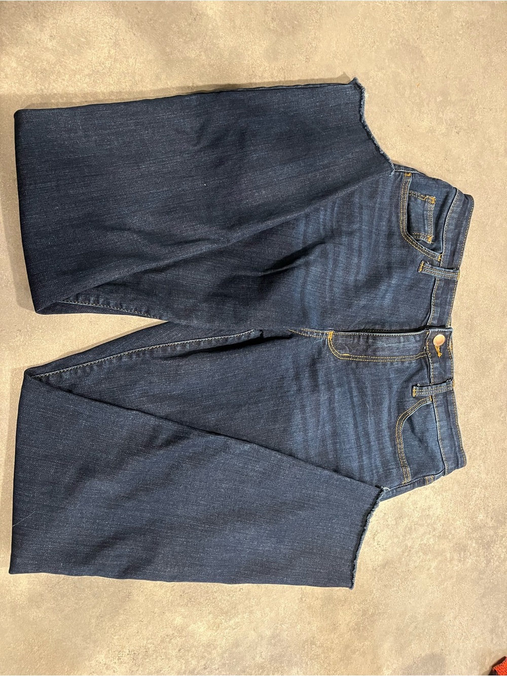 Universal Thread Dark Blue Straight Leg Women's Jeans